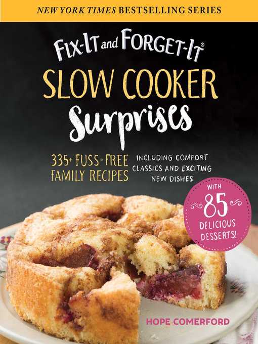 Title details for Fix-It and Forget-It Slow Cooker Surprises by Hope Comerford - Available